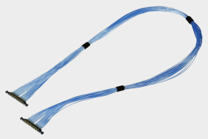 I-PEX 82445-100B-02-D 20497-050T-30 0.3mm连接器极细同轴线束替代品
