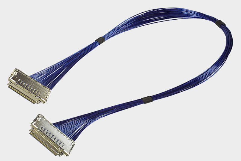 I-PEX 83038-100B-01-D 20497-040T-30 0.3mm连接器极细同轴线束替代品
