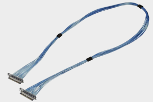 I-PEX 82878-100B-02-D 20974-040T-01 0.25mm连接器极细同轴线束替代品