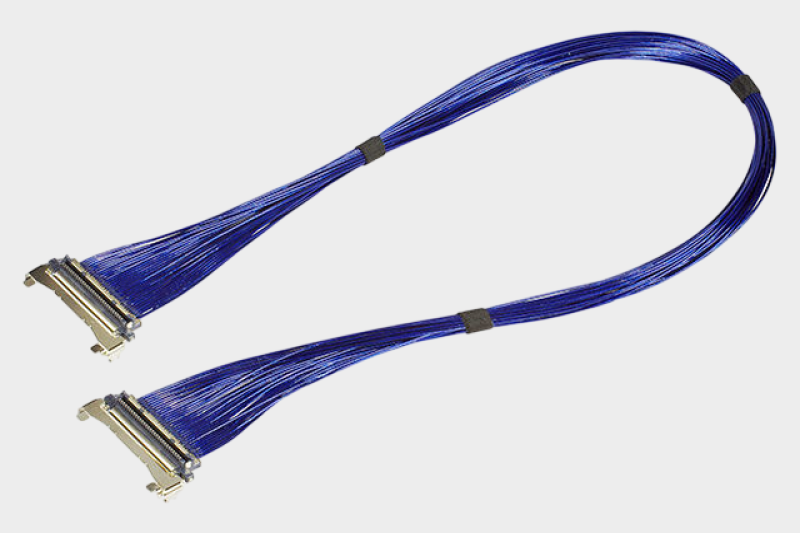 I-PEX 82451-100B-02-D 20878-040T-01 0.4mm连接器极细同轴线束替代品