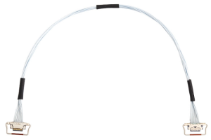 I-PEX 82858-100B-02-D为何在300mm长度下依然能实现32Gbps高速传输？