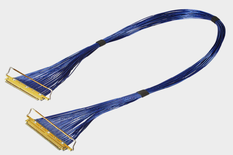 I-PEX 82989-100B-01-D 20680-020T-01 0.4mm连接器极细同轴线束替代品