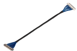 I-PEX 82900-100B-02-D 50Pin极细同轴线束解析：高速显示与AI设备内部互连方案