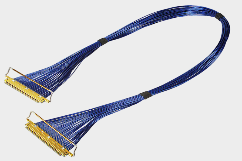 I-PEX 83008-100B-01-D 20373-R10T-06 0.4mm连接器极细同轴线束替代品