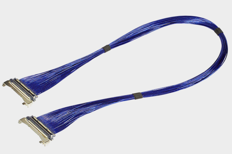 I-PEX 82147-100B-02-D 20878-060T-01 0.4mm连接器极细同轴线束替代品