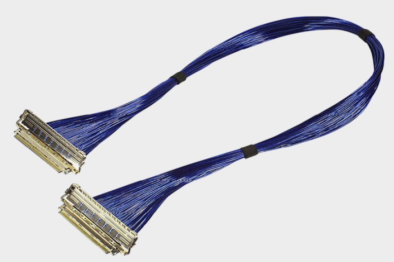 I-PEX 82435-100B-02-D 20680-020T-01 0.4mm连接器极细同轴线束替代品