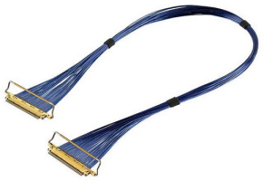 I-PEX 82666-100B-01-D极细同轴线束在工业相机高速传输中的应用解析