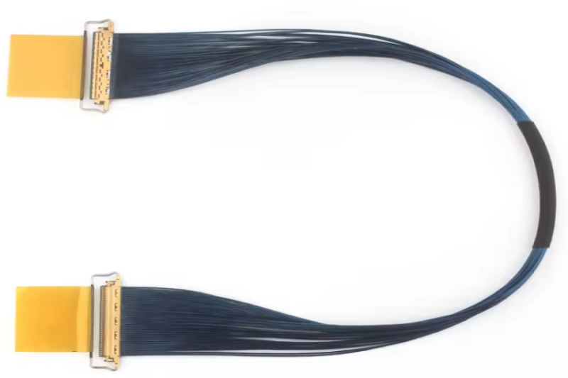 AI服务器高速互连如何选？I-PEX 82665-100B-01-D 40Pin极细同轴线束方案解析
