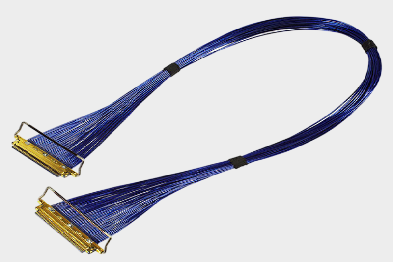 I-PEX 82146-100B-02-D 20634-160T-02 0.4mm连接器极细同轴线束替代品