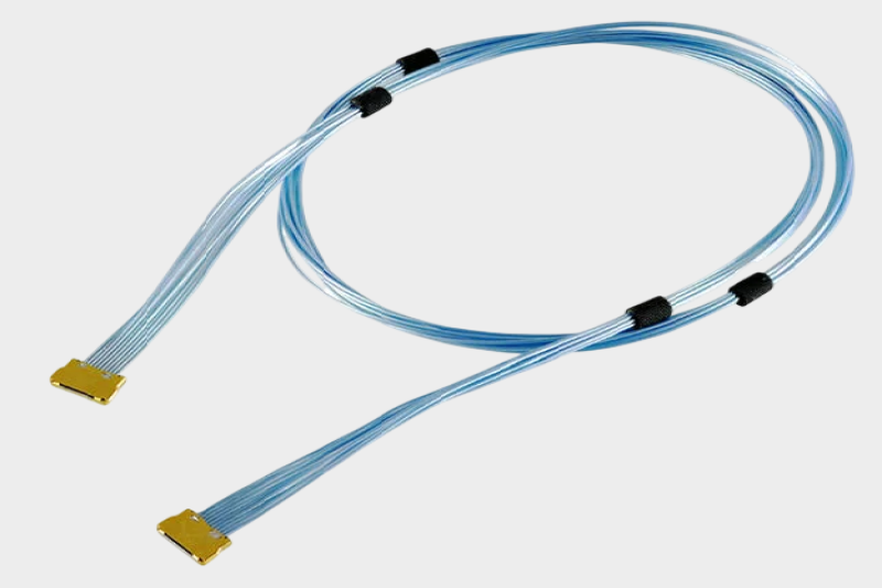 I-PEX 82448-100B-02-D 20907-005E-01 0.35mm连接器极细同轴线束替代品