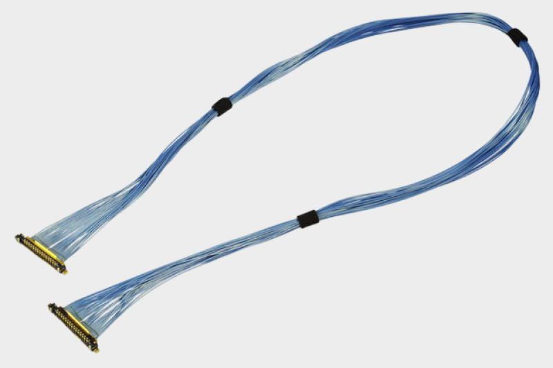 I-PEX 82976-100B-01-D 20634-210T-02 0.4mm连接器极细同轴线束替代品