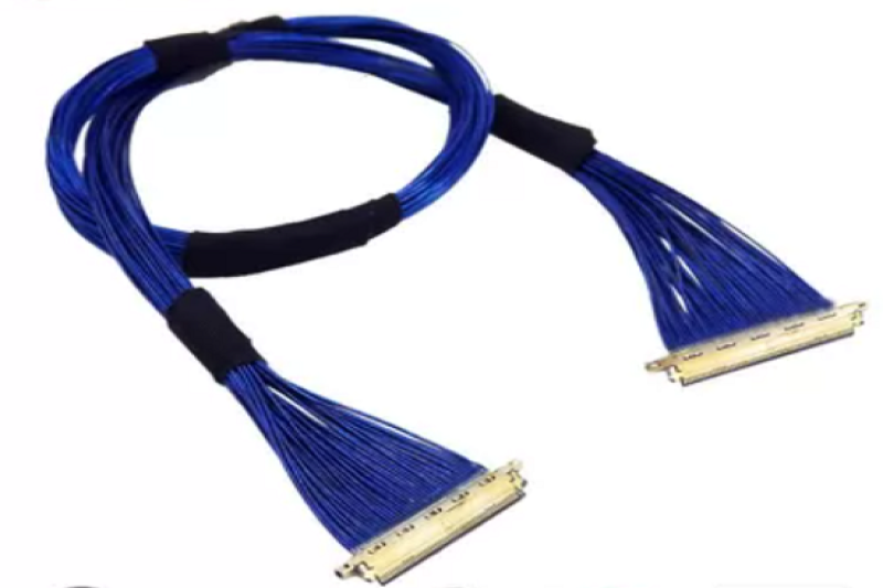 从I-PEX 82662-100B-01-D 30Pin极细同轴线束看工业视觉设备高速连接设计与定制方案