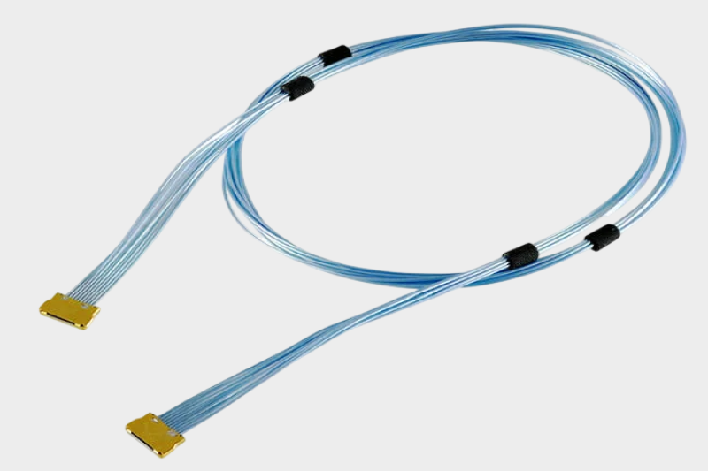 I-PEX 82449-100B-02-D 20907-010E-01 0.35mm连接器极细同轴线束替代品