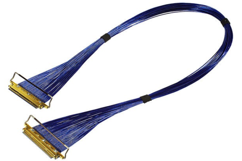 40Pin高速互连方案：I-PEX 81424-100B-02-D极细同轴线束在显示设备中的应用优势