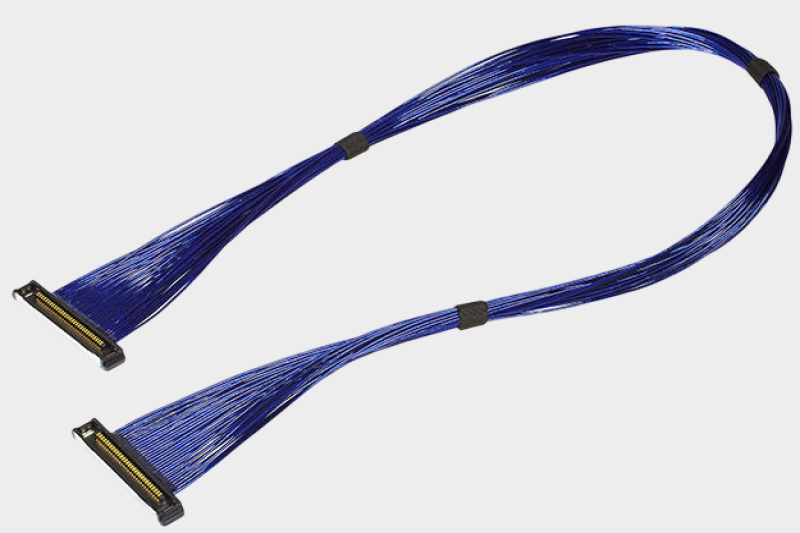 I-PEX 81461-100B-02-D 20680-030T-01 0.4mm连接器极细同轴线束替代品