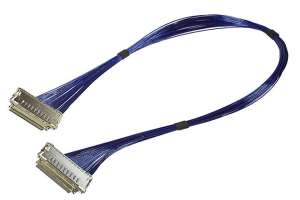 I-PEX 81619-100B-02-D极细同轴线束在高速差分传输中的应用解析与替代方案