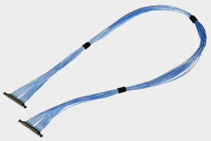 I-PEX 82068-100B-02-D 20497-026T-30 0.3mm连接器极细同轴线束替代品