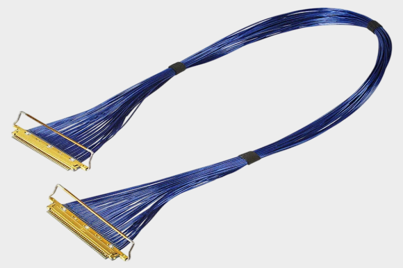I-PEX 83050-100B-01-D 20532-034T-02-1 0.25mm连接器极细同轴线束替代品