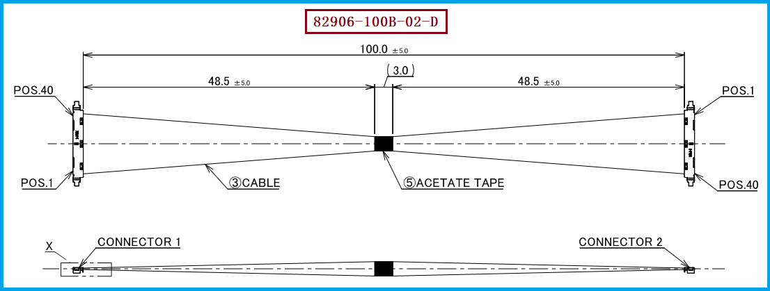 I-PEX 82906-100B-02-D极细同轴线束 I-PEX 82906-100B-02-D极细同轴线束